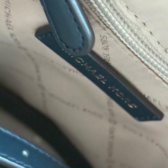 Michael Kors Blue MK Satchel - Picture 8 of 12